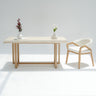Orla Travertine Dining Table