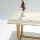Orla Travertine Dining Table