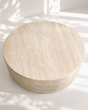 Ottoline Travertine Coffee Table Set