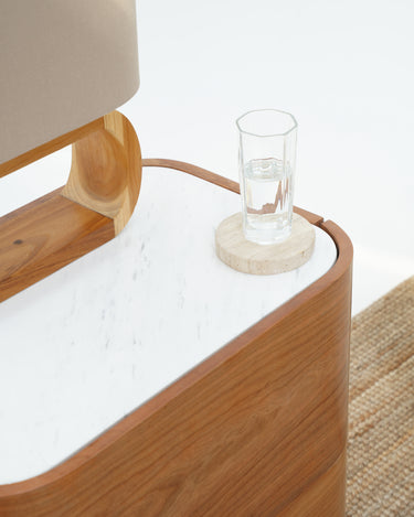Selin Wooden Side Table
