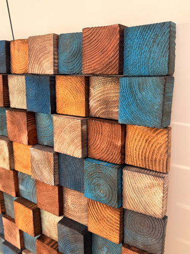 Smoked Color Premium Handmade Wooden Wall Sculpture | XL 114 cm x 57 cm