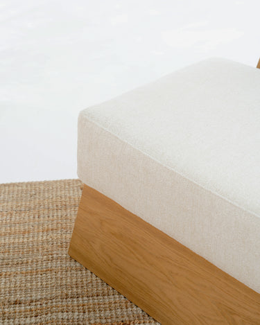 Velo White Oak & Linen Sofa Chair