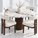 Wexford Calacatta Viola Dining Table - Dining Room View
