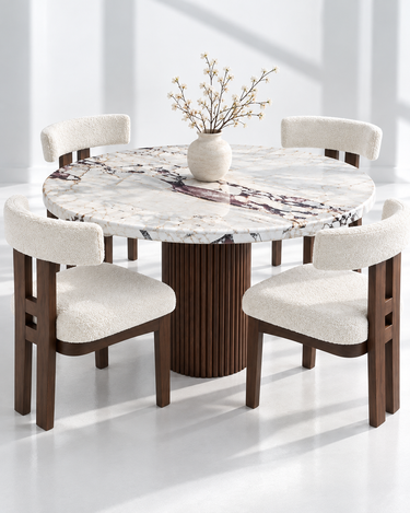 Wexford Calacatta Viola Dining Table - Dining Room View