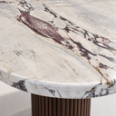 Wexford Calacatta Viola Dining Table - Calacatta Viola Marble Top Detail