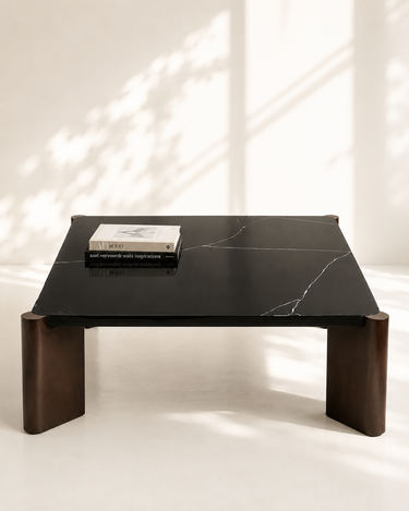 Winifred Black Marble Coffee Table