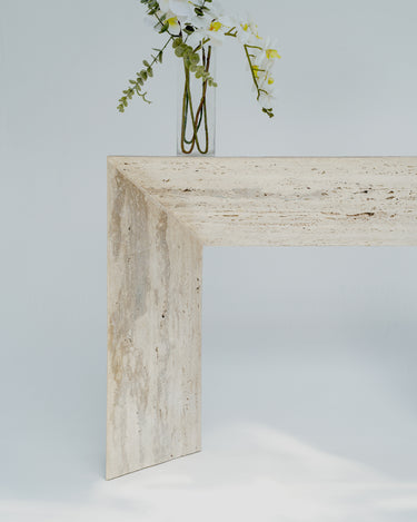 Yano Roman Travertine Console