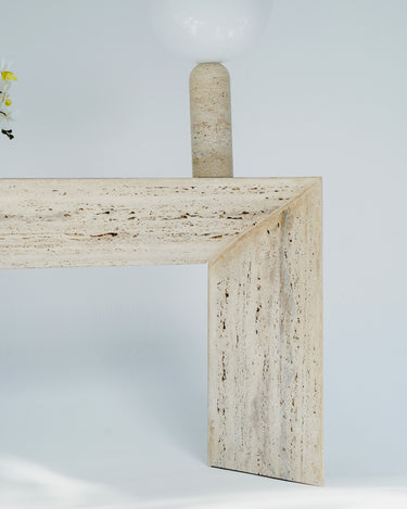 Yano Roman Travertine Console