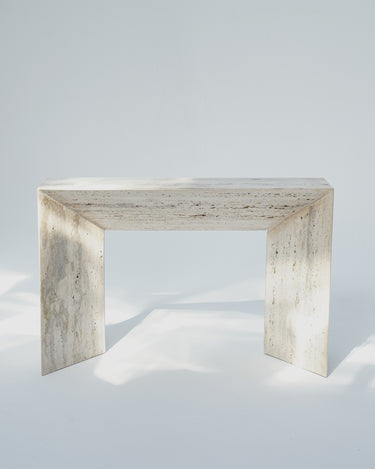 Yano Roman Travertine Console