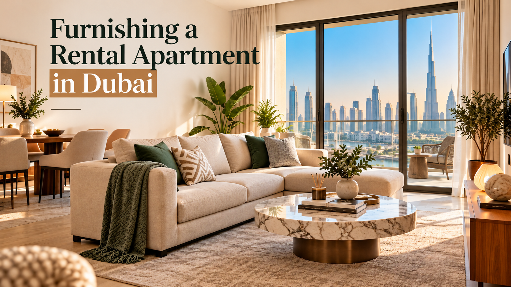 Furnishing a Rental Apartment in Dubai: How to Create a Home You’ll Love Living In