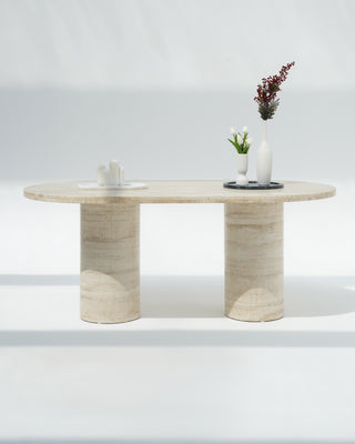 Amoura Travertine Dinning Table