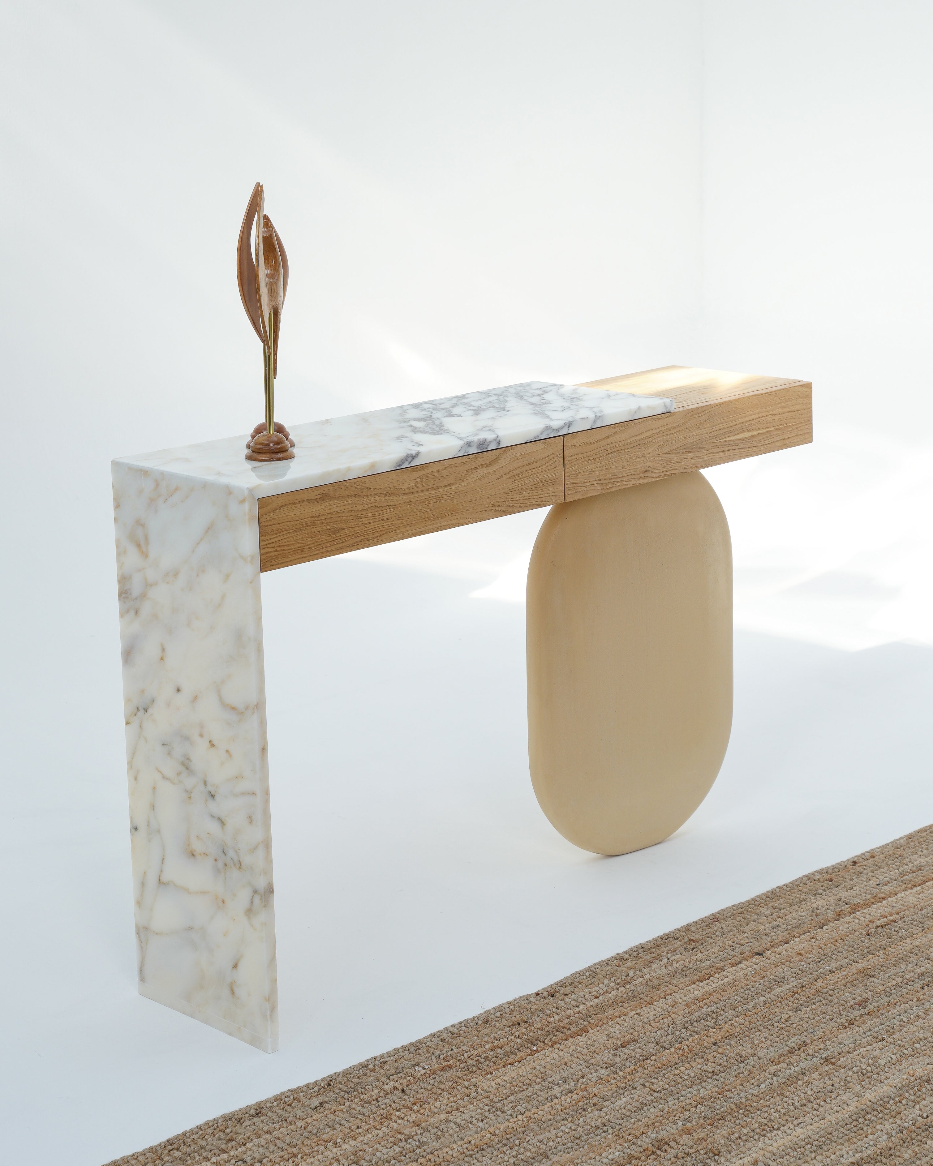 Elina Console Table in hallway styling