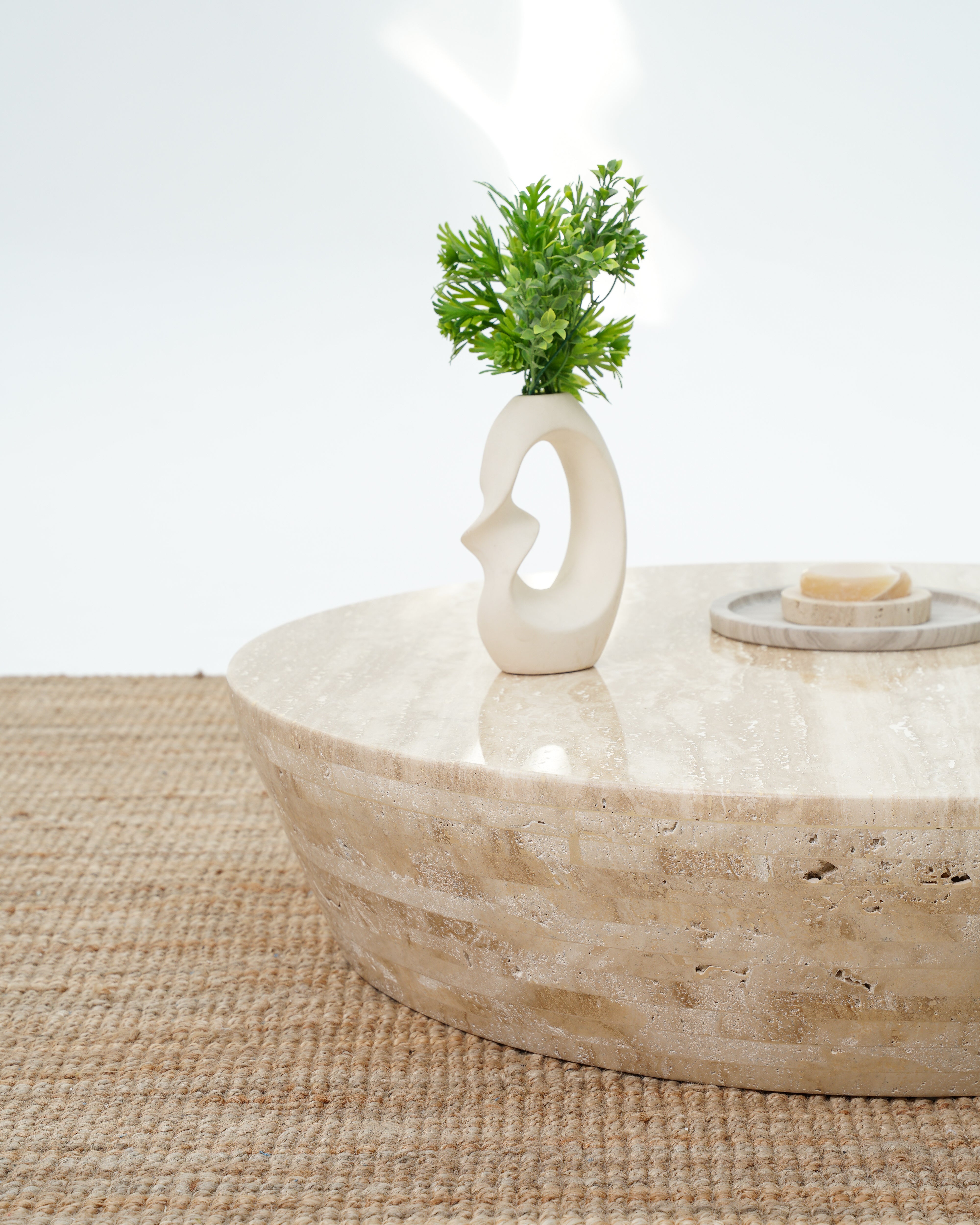 Teroco Travertine Marble Coffee Table