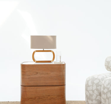 Selin Wooden Side Table