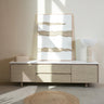 Alvero TV Unit with Volakas Marble Top
