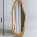 Aura irregular framed mirror