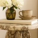 Aviro Calacatta Viola Marble Side Table
