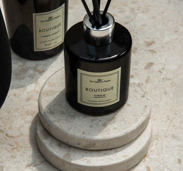 Beige Marble Coaster Set
