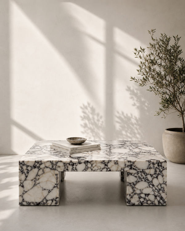 Viora Calacatta Viola Marble Coffee Table
