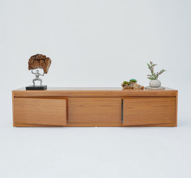 Bero Veneered Teak Wood TV Unit