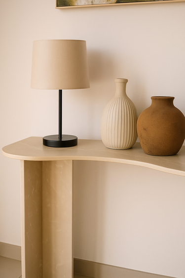 Favira Crema Marble Console table
