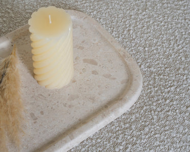 Fina Beige Marble Platter