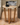 Liva Travertine Marble Top Side Table
