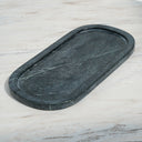 Lumi green marble tray for table styling and serving