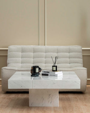 Lumina Palissandro Marble Coffee Table front view