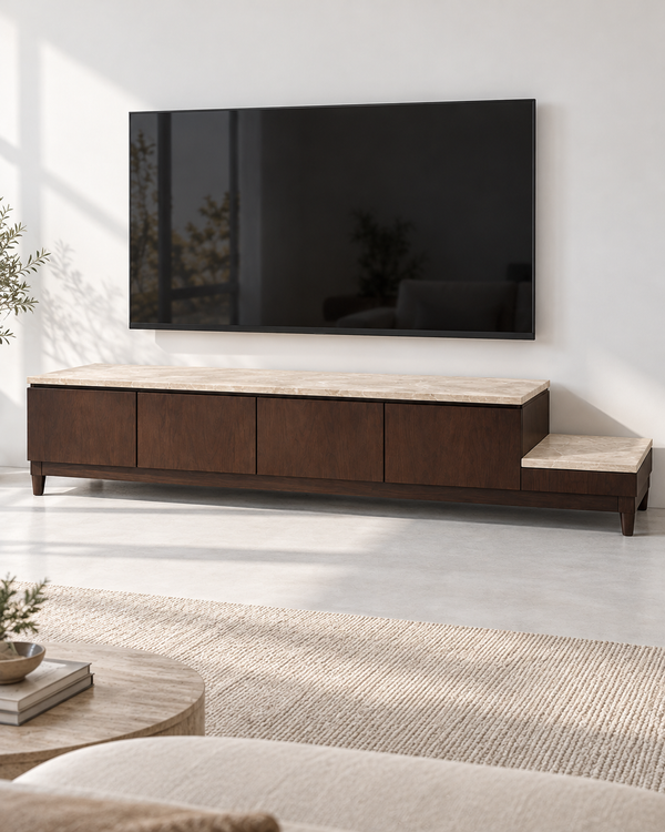 Chiswick Crema Noble Marble Media Unit