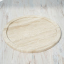Nell beige travertine marble tray for table styling