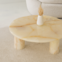 Niva Onyx Marble Coffee Table