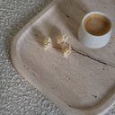 Rivra Travertine Marble Platter
