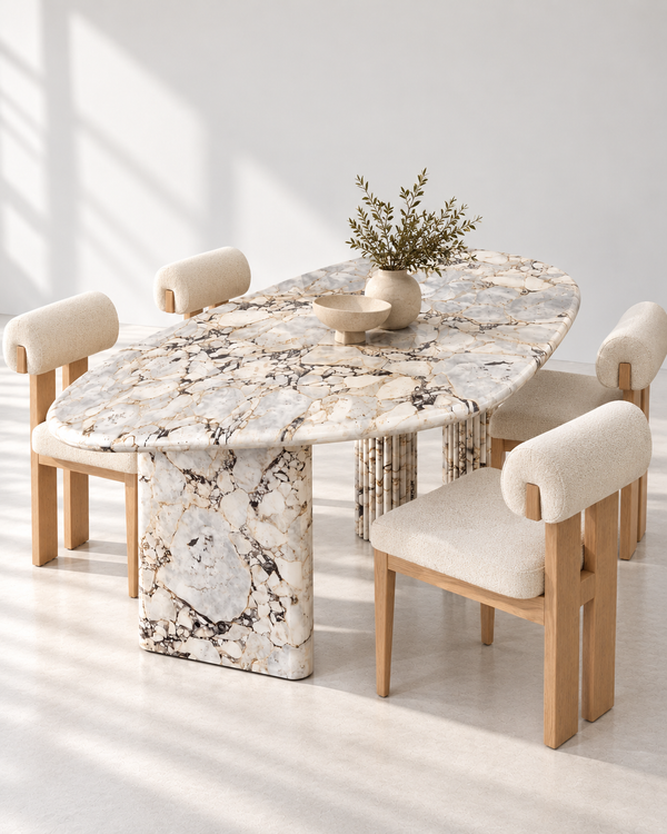 Kinsale Calacatta Viola Dining Table