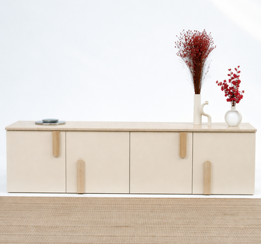 Luna Travertine TV Unit