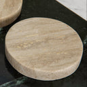 Travertine Marble Coaster Set
