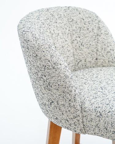 Alina Dining Chair with Wooden Legs