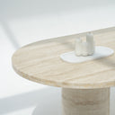 Amoura Travertine Dining Table