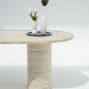 Amoura Travertine Dining Table