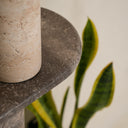 Argenta Silver Travertine Console Table