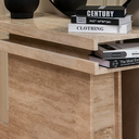 Auri Travertine Marble Console Table