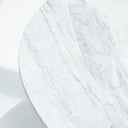 Averis White Volakas Dining Table