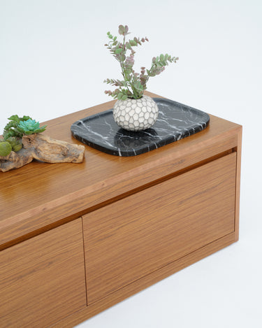 Bero Veneered Teak Wood TV Unit