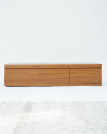 Bero Veneered Teak Wood TV Unit