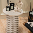Callaia Serpeggiante Marble Side Table