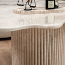 Domu Beige Marble Coffee Table