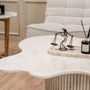 Domu Beige Marble Coffee Table