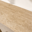 Dorothea Travertine Console Table