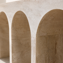 Dorothea Travertine Console Table