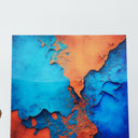 Elysian Ember – Abstract Glass Art Panel By Art Dei Marmi